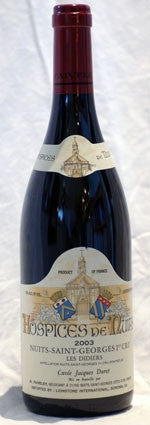 Hospices de Nuits, Nuits St-Georges, St Georges,  Cuvée Jacques Duret, 1ER Cru, 2003, 750mL