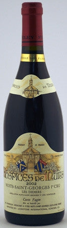 Hospices de Nuits, Nuits St-Georges, Les Didiers, Cuvée Fagon, 1ER Cru, 2002, 750mL