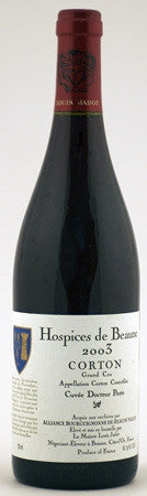 Hospices de Beaune, Corton, Cuvée Dr Peste, Grand Cru, 2003, 750mL