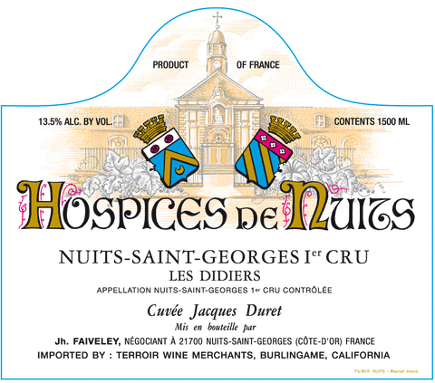 Hospices de Nuits, Nuits St-Georges, Les St Georges,  Cuvée Les Sires De Vergy, 1ER Cru, 2002, 1.5L